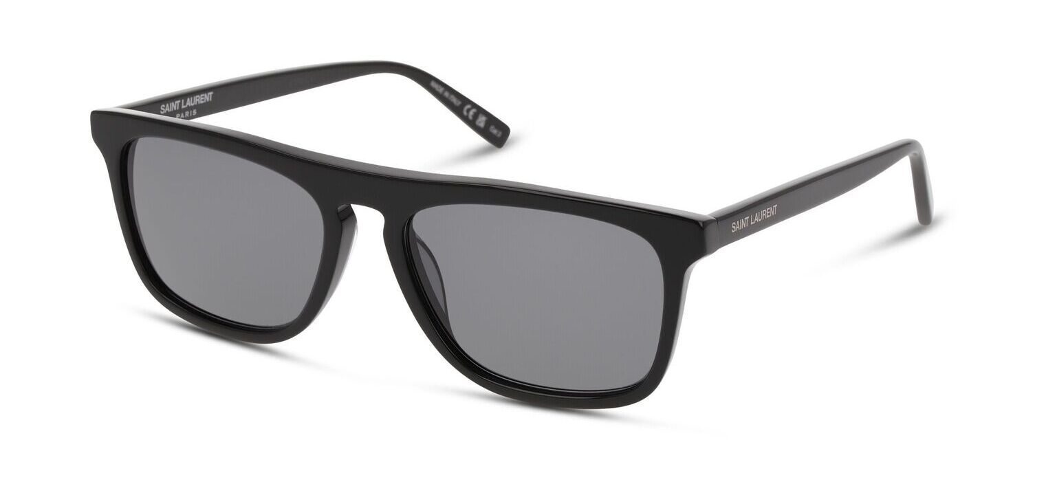 Saint Laurent Rechteckig Sonnenbrillen SL 586 Schwarz für Herr