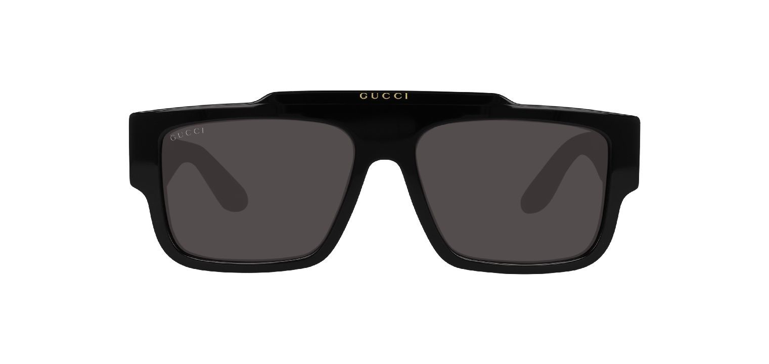 Lunettes de soleil Gucci Rectangle GG1460S Noir pour Homme