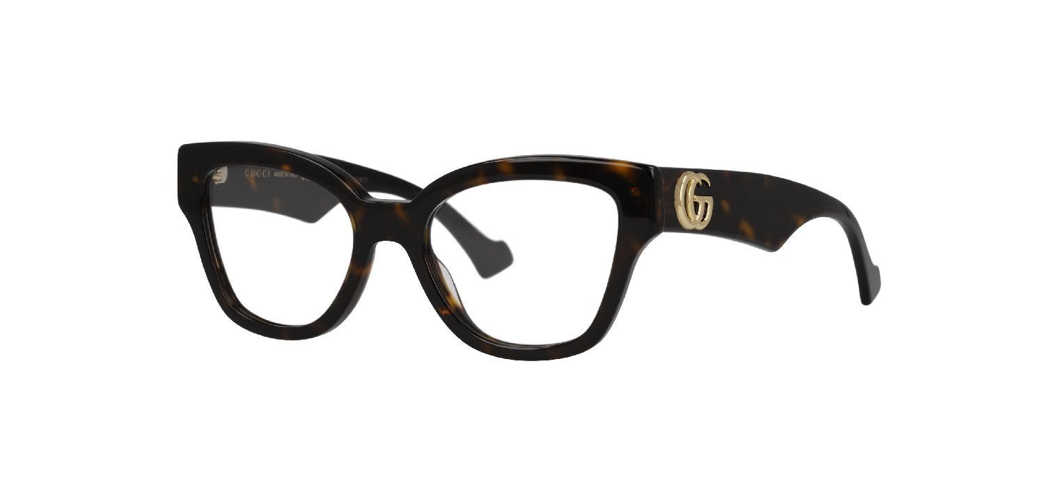 Lunettes de vue Gucci Papillon GG1424O Ecaille pour Femme