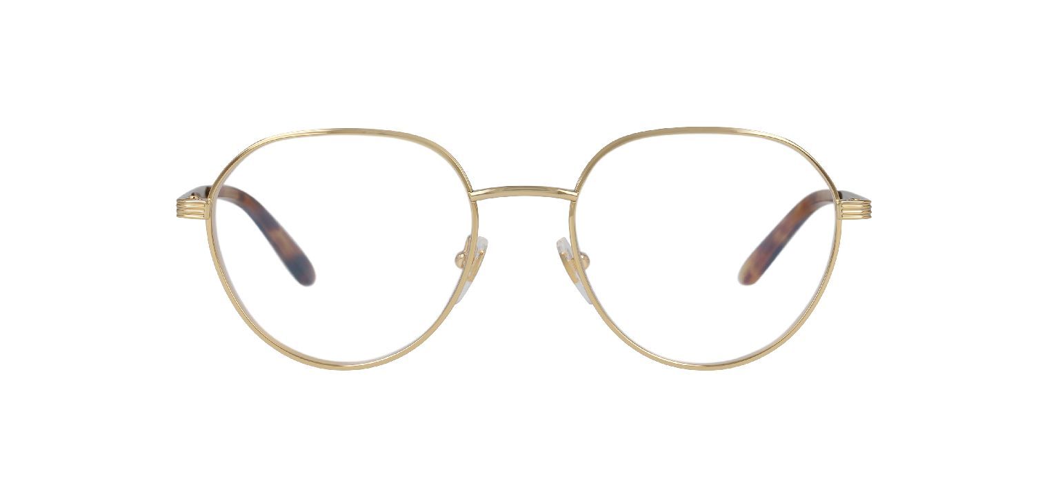 Gucci Round Eyeglasses GG1458O Gold for Man