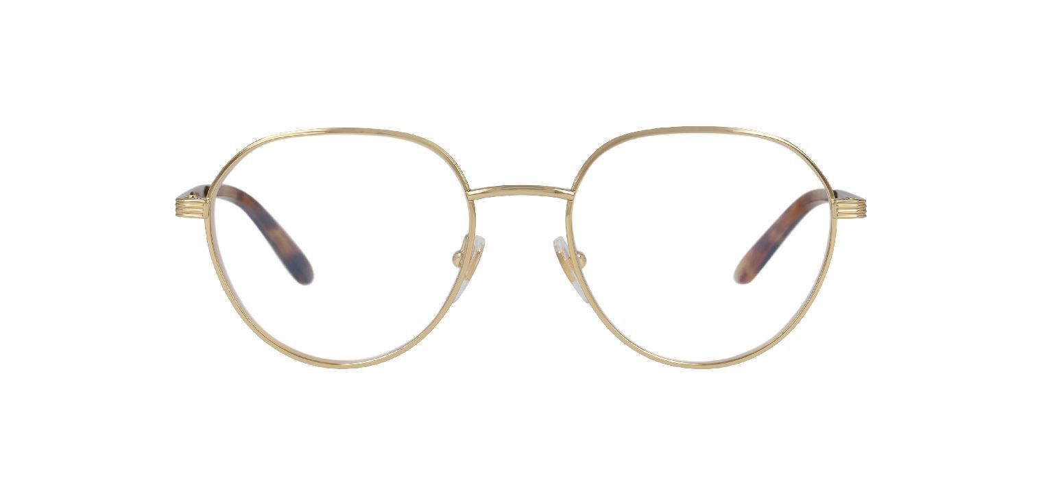 Lunettes de vue Gucci Ronde GG1458O Doré pour Homme