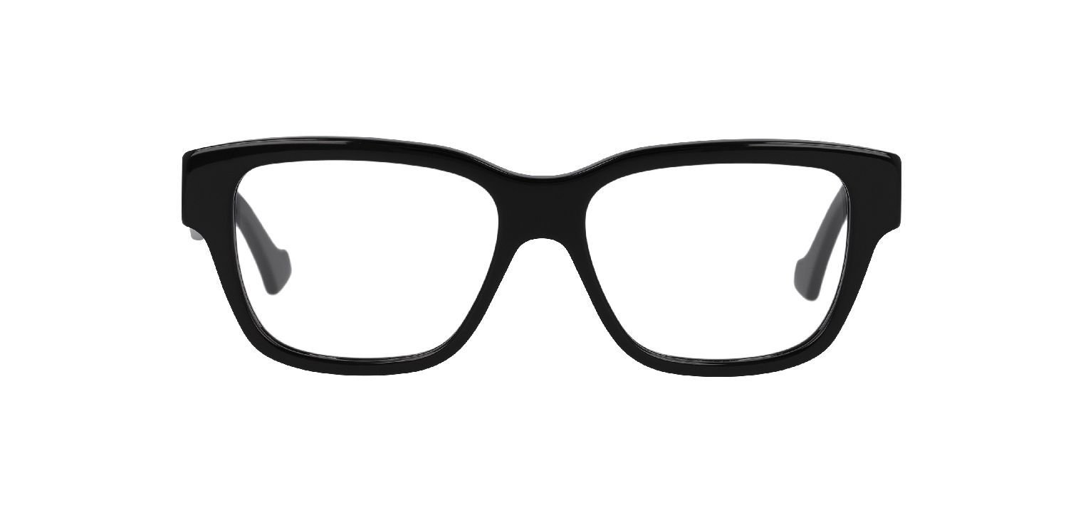 Lunettes de vue Gucci Rectangle GG1428O Noir pour Homme