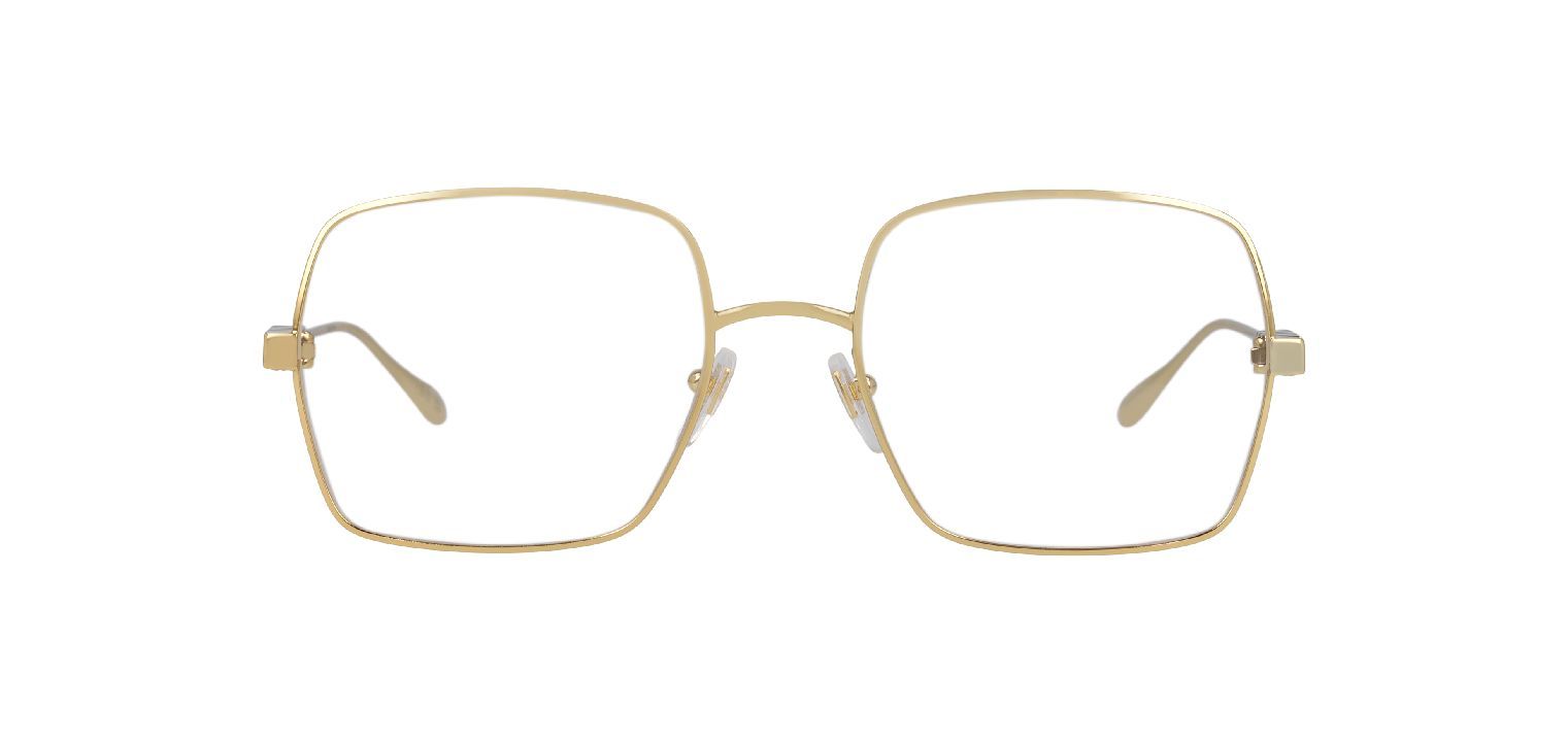 Gucci Carré Eyeglasses GG1434O Gold for Woman