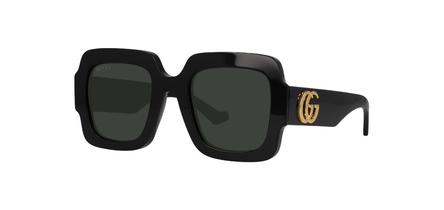 Gucci Rechteckig Sonnenbrillen GG1547S Schwarz für Damen