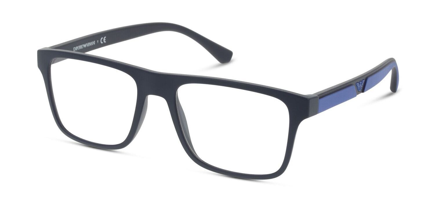 Emporio Armani Rechteckig Brillen 0EA4115 Blau für Herr
