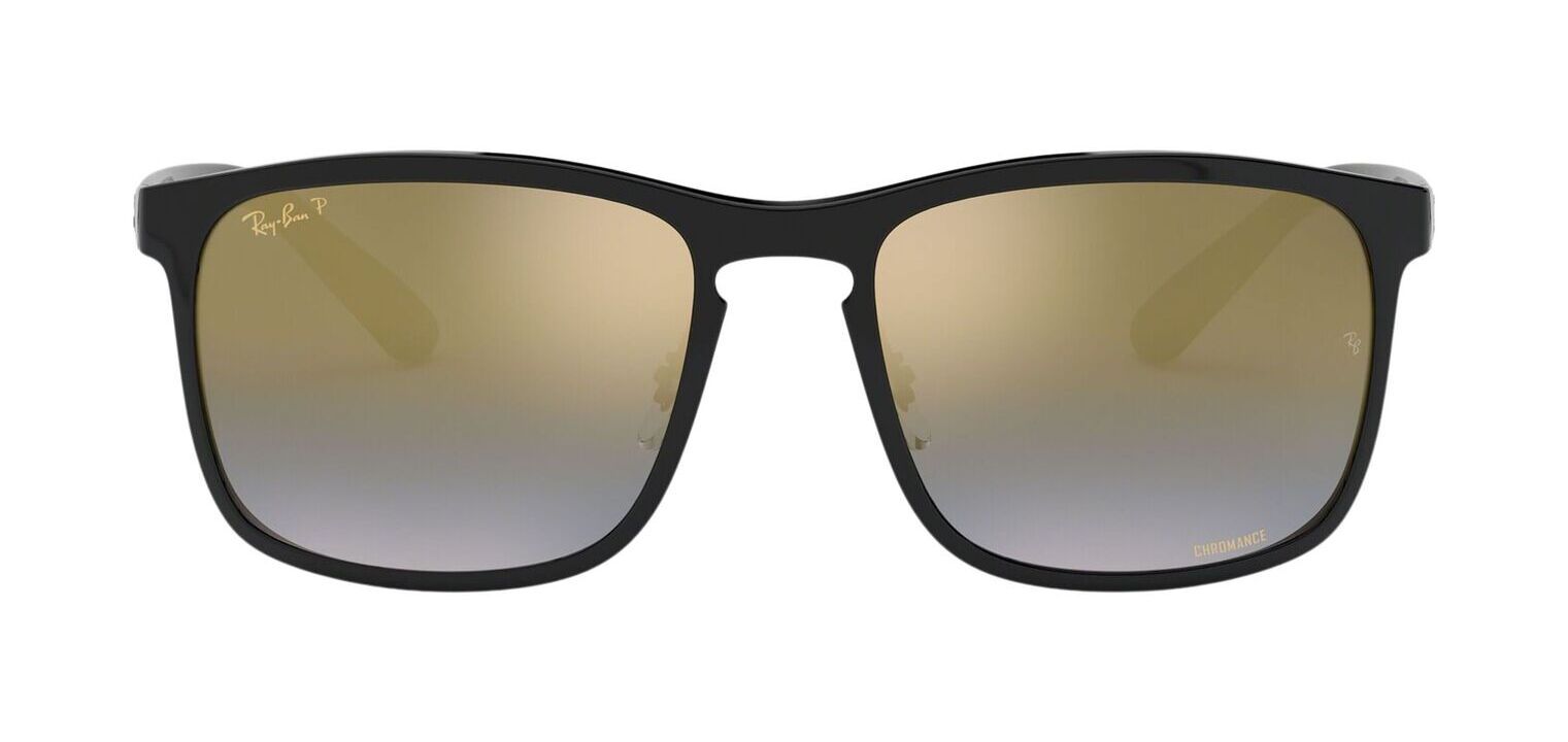 Ray-Ban Rectangle Sunglasses 0RB4264 Black for Man