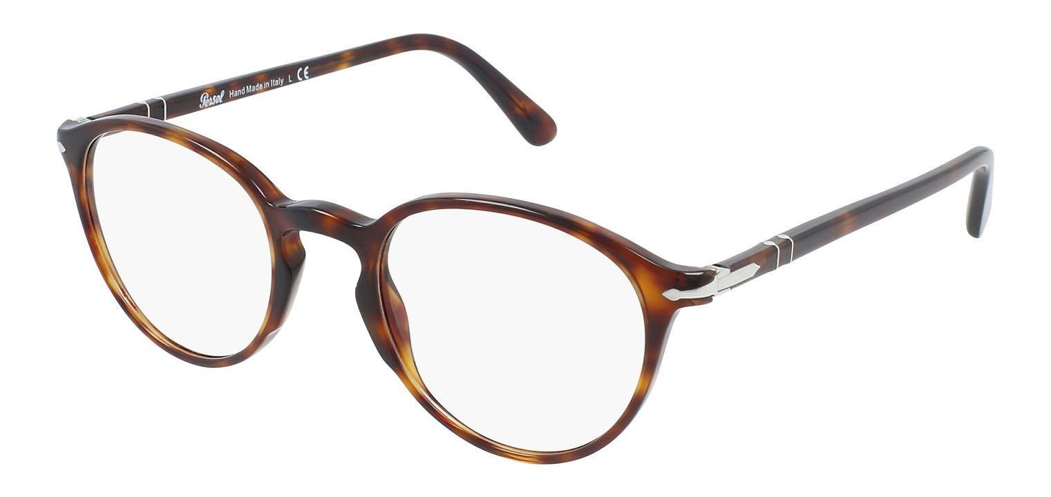 Persol Oval Brillen 0PO3218V Schildpatt für Herr