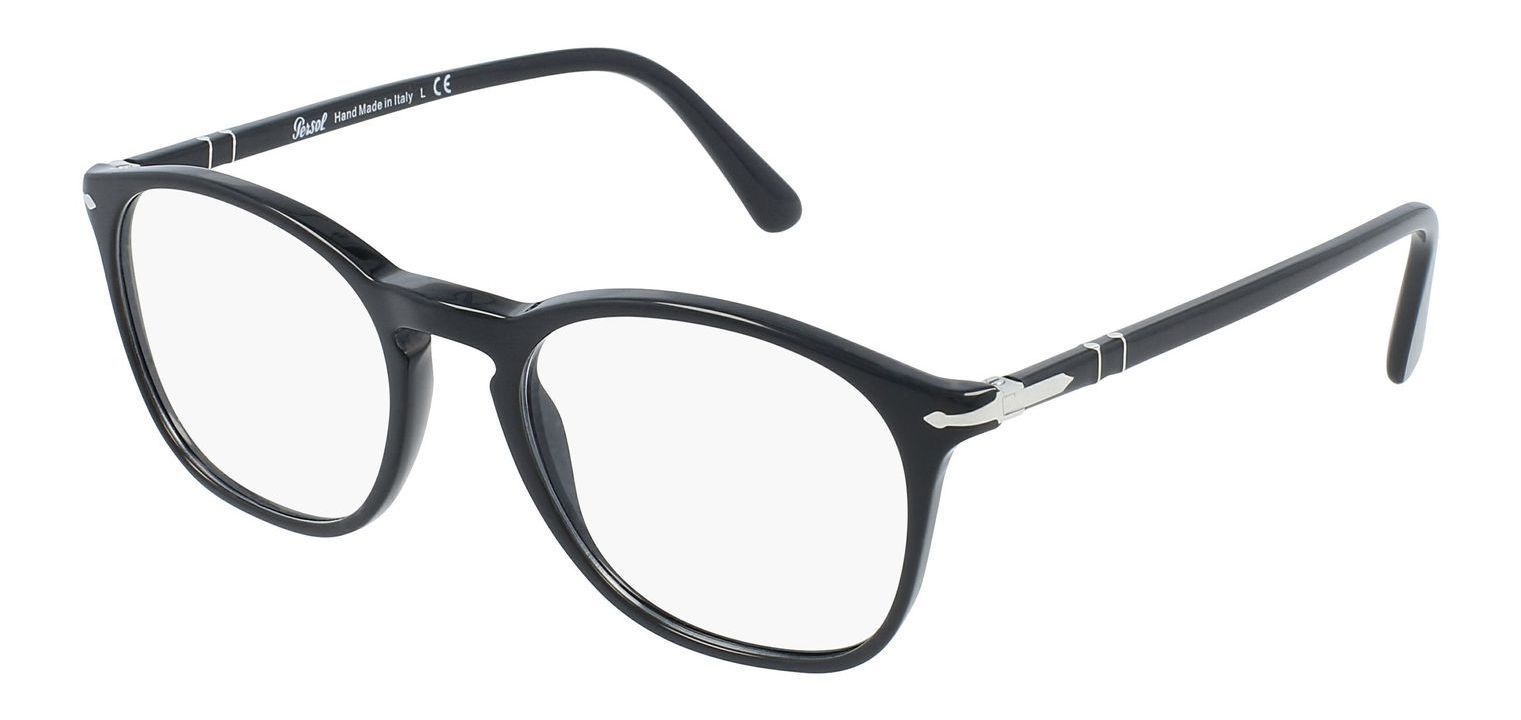 Persol Wayfarer Eyeglasses 0PO3007VM Black for Man