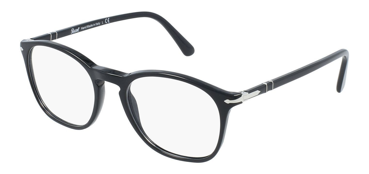 Lunettes de vue Persol Wayfarer 0PO3007VM Noir pour Homme