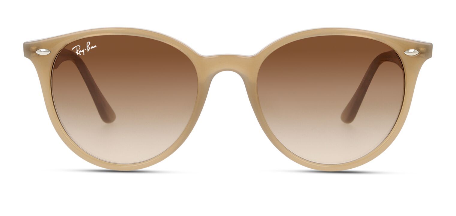 Lunettes de soleil Ray-Ban Ronde 0RB4305 Beige pour Homme-Femme