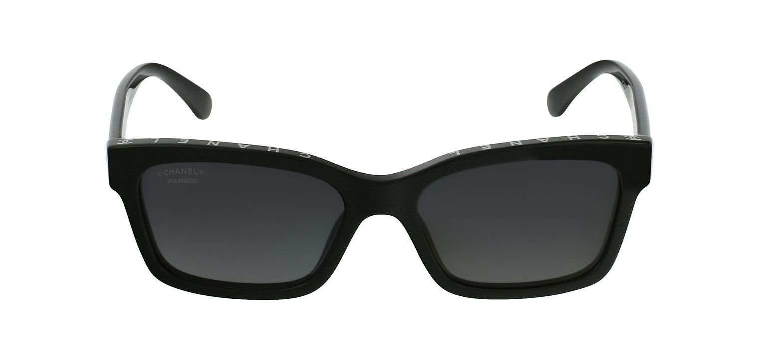 Chanel Rectangle Sunglasses CH5417 Black for Woman