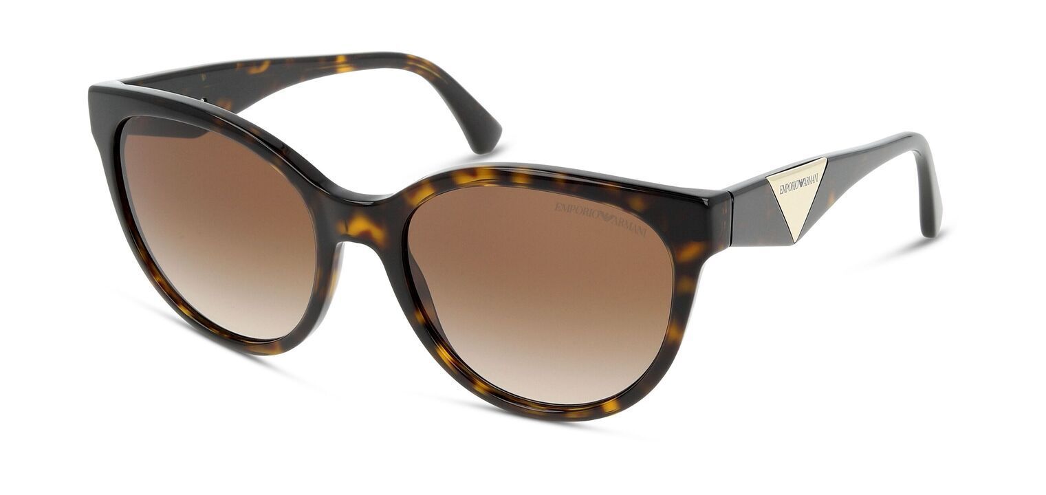 Emporio Armani Schmetterling Sonnenbrillen 0EA4140 Schildpatt für Damen