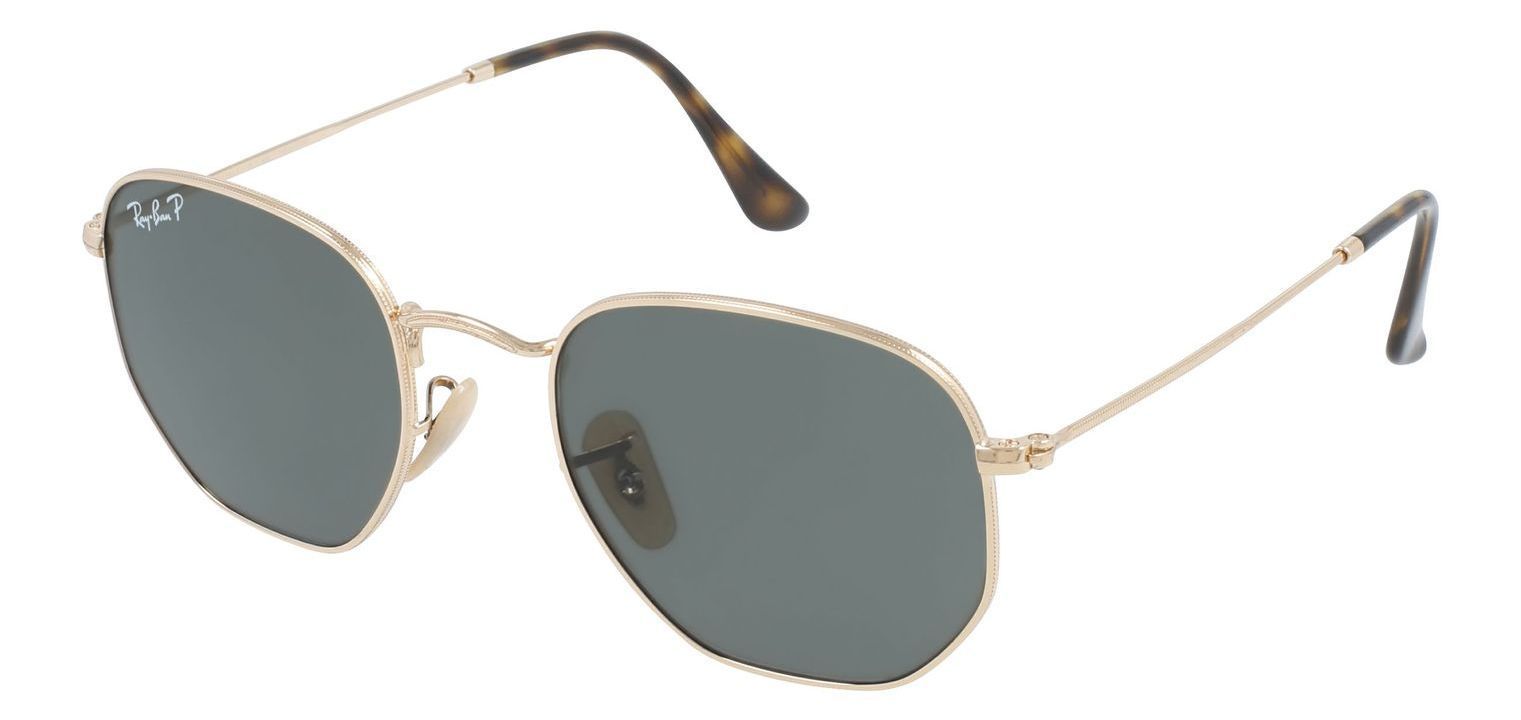 Lunettes de soleil Ray-Ban Rectangle 0RB3548N Doré pour Homme-Femme