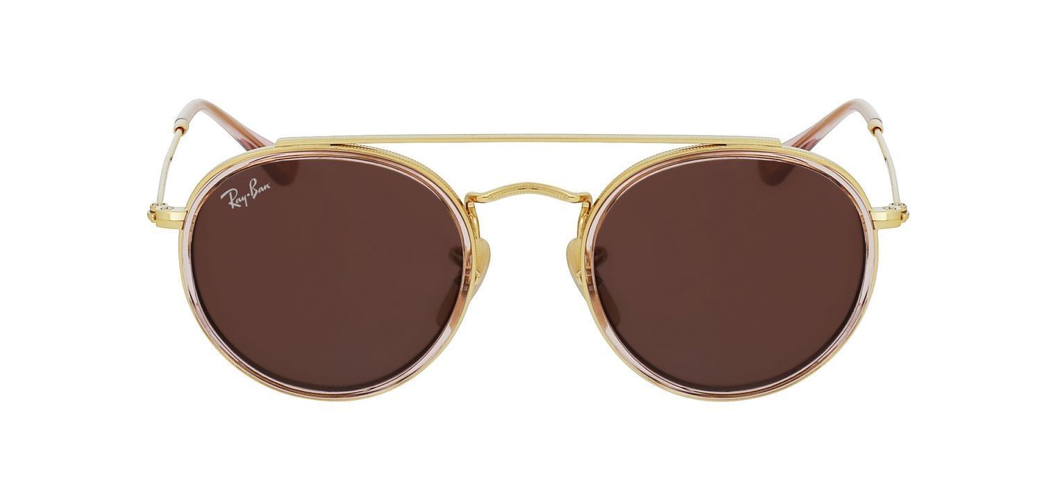 Ray-Ban Round Sunglasses 0RJ9647S Gold for Kid