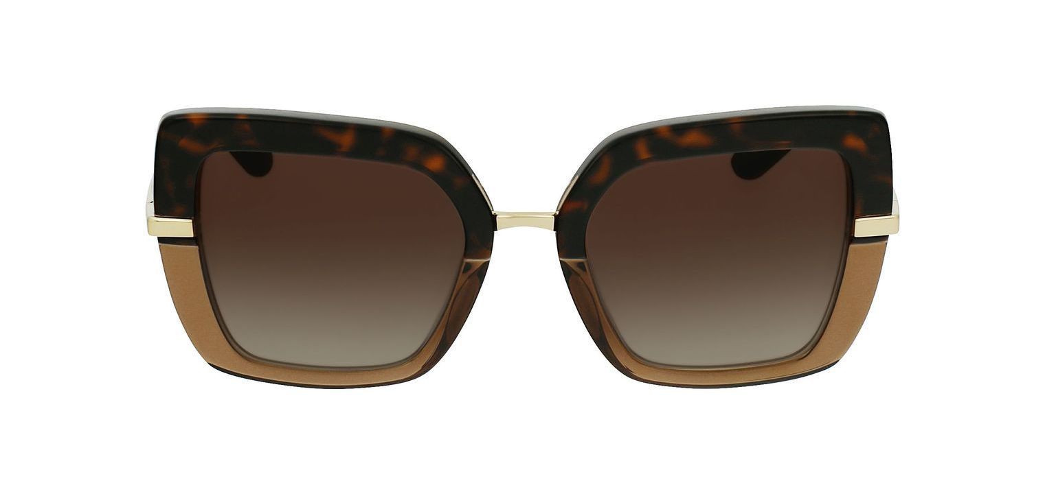 Dolce & Gabbana Rechteckig Sonnenbrillen 0DG4373 Braun für Dame