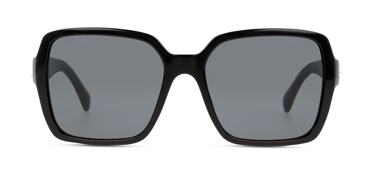 Chanel Rechteckig Sonnenbrillen 0CH5408 Schwarz für Dame