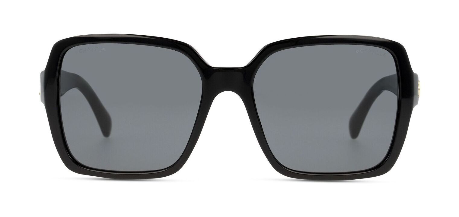 Chanel Carré Sunglasses 0CH5408 Black for Woman