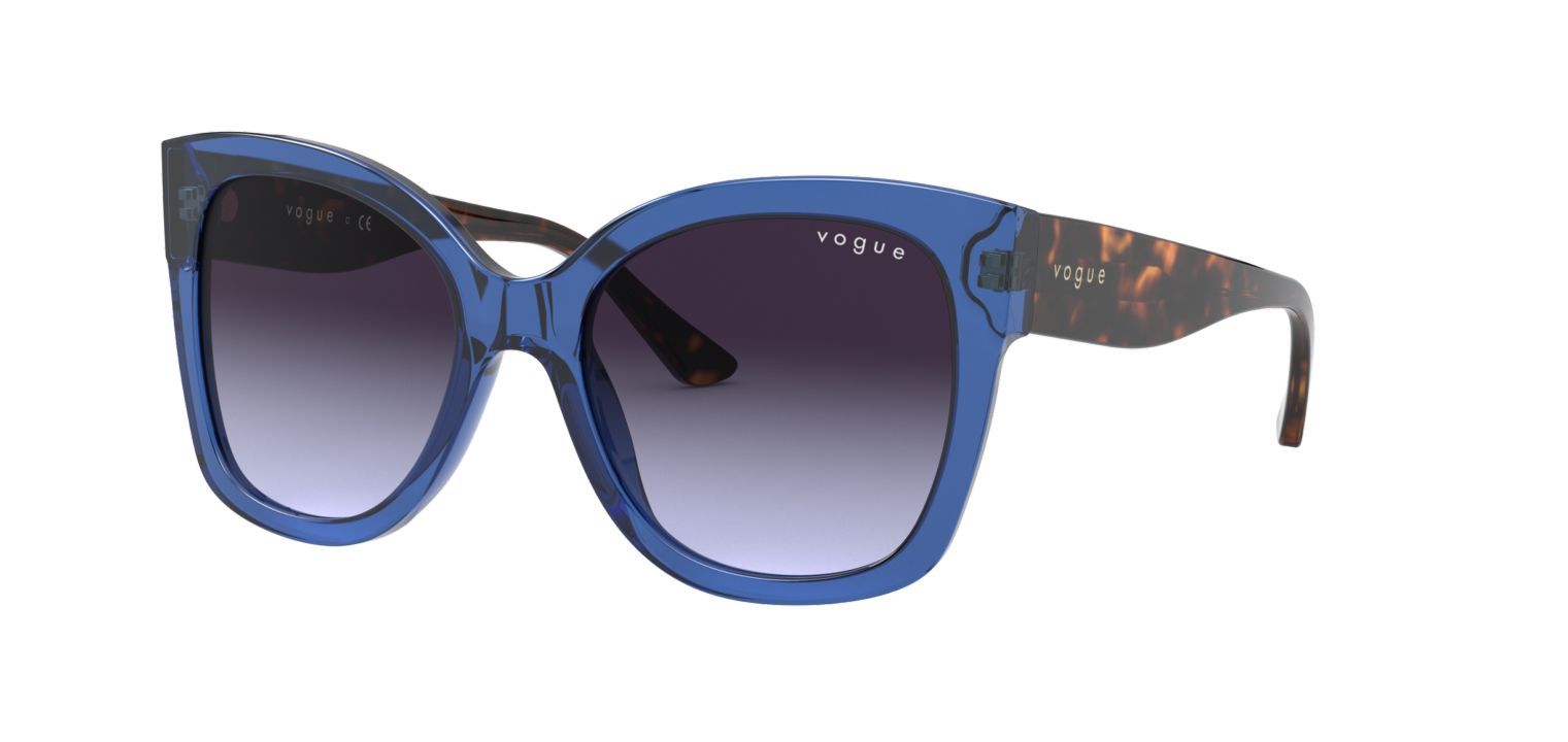 Lunettes de soleil Vogue Papillon 0VO5338S Bleu pour Femme