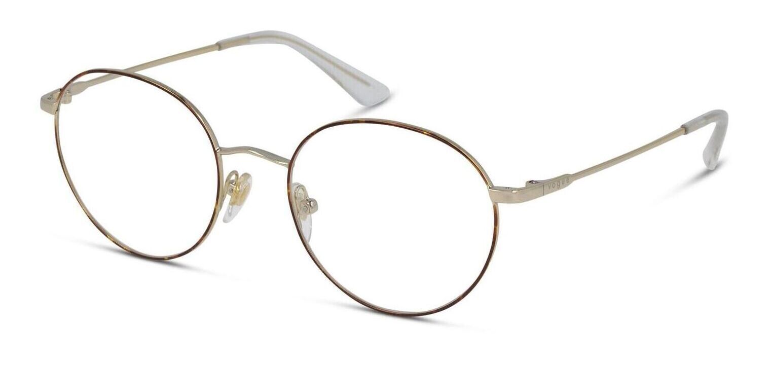 Vogue Rund Brillen 0VO4177 Gold für Dame