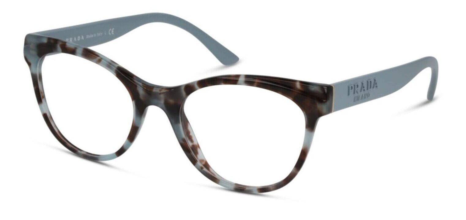 Lunettes de vue Prada Papillon 0PR 05WV Bleu pour Femme