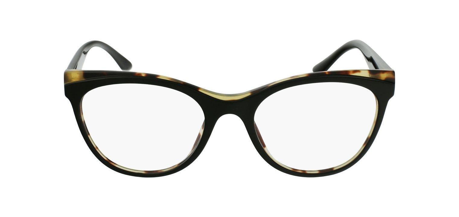 Prada Schmetterling Brillen 0PR 05WV Schwarz für Damen