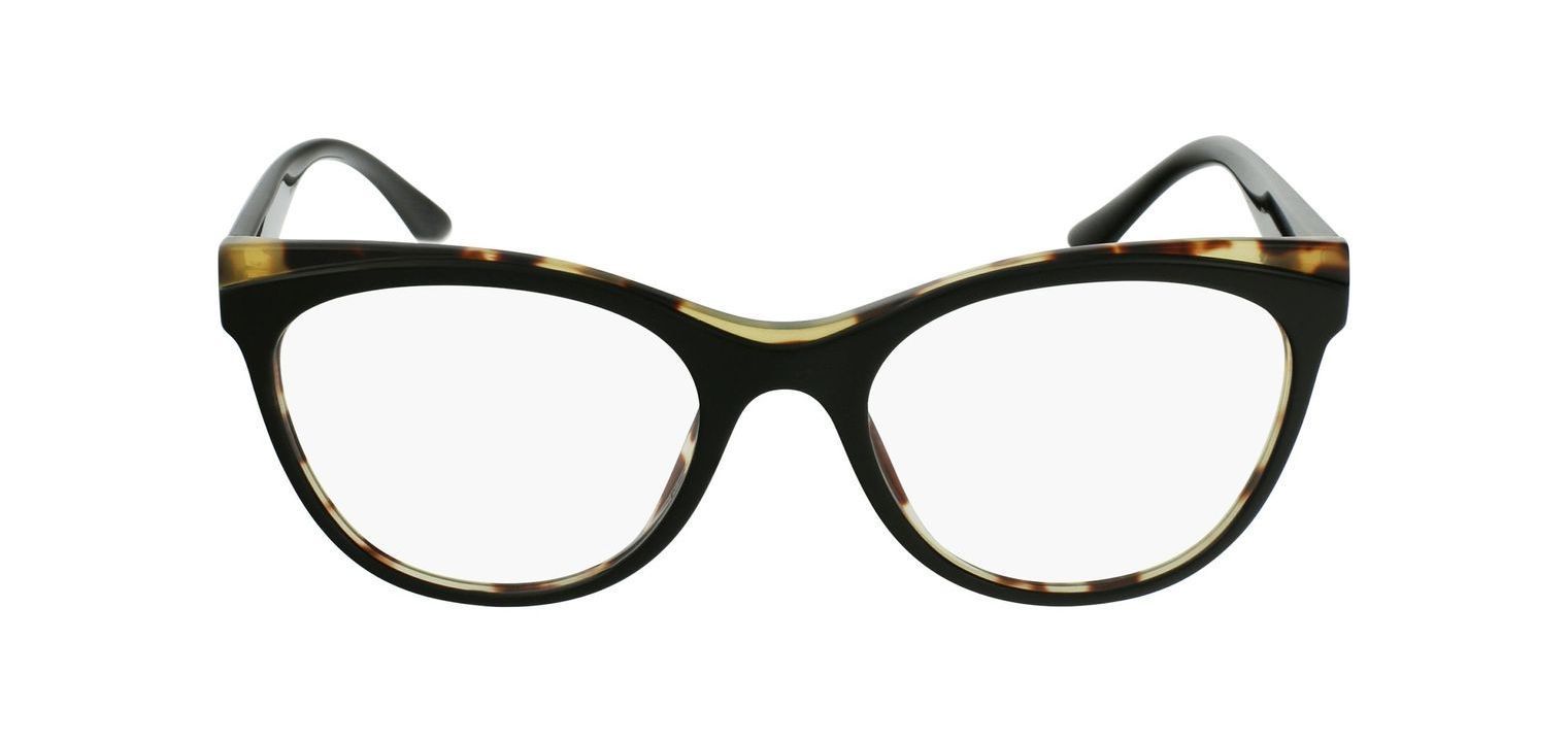 Prada Schmetterling Brillen 0PR 05WV Schwarz für Dame