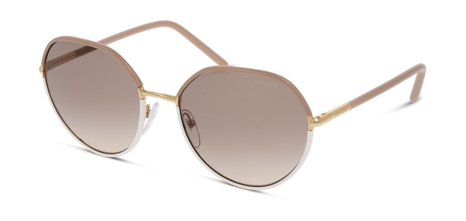 Lunettes de soleil Prada Ronde 0PR 65XS Beige pour Femme Visilab