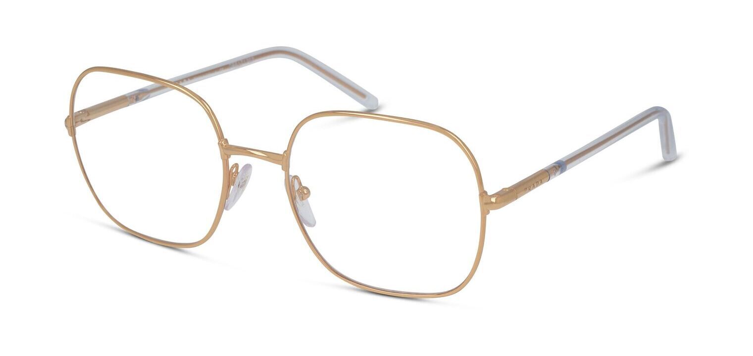Prada Rechteckig Brillen 0PR 56WV Transparent für Damen