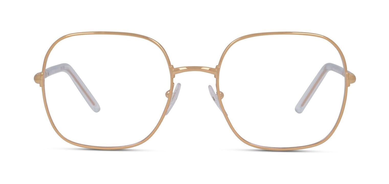 Prada Rectangle Eyeglasses 0PR 56WV Transparent for Woman
