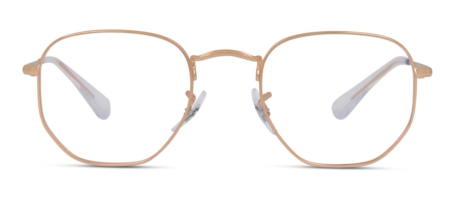 Ray-Ban Rechteckig Brillen 0RX6448 Rosa für Herr-Dame
