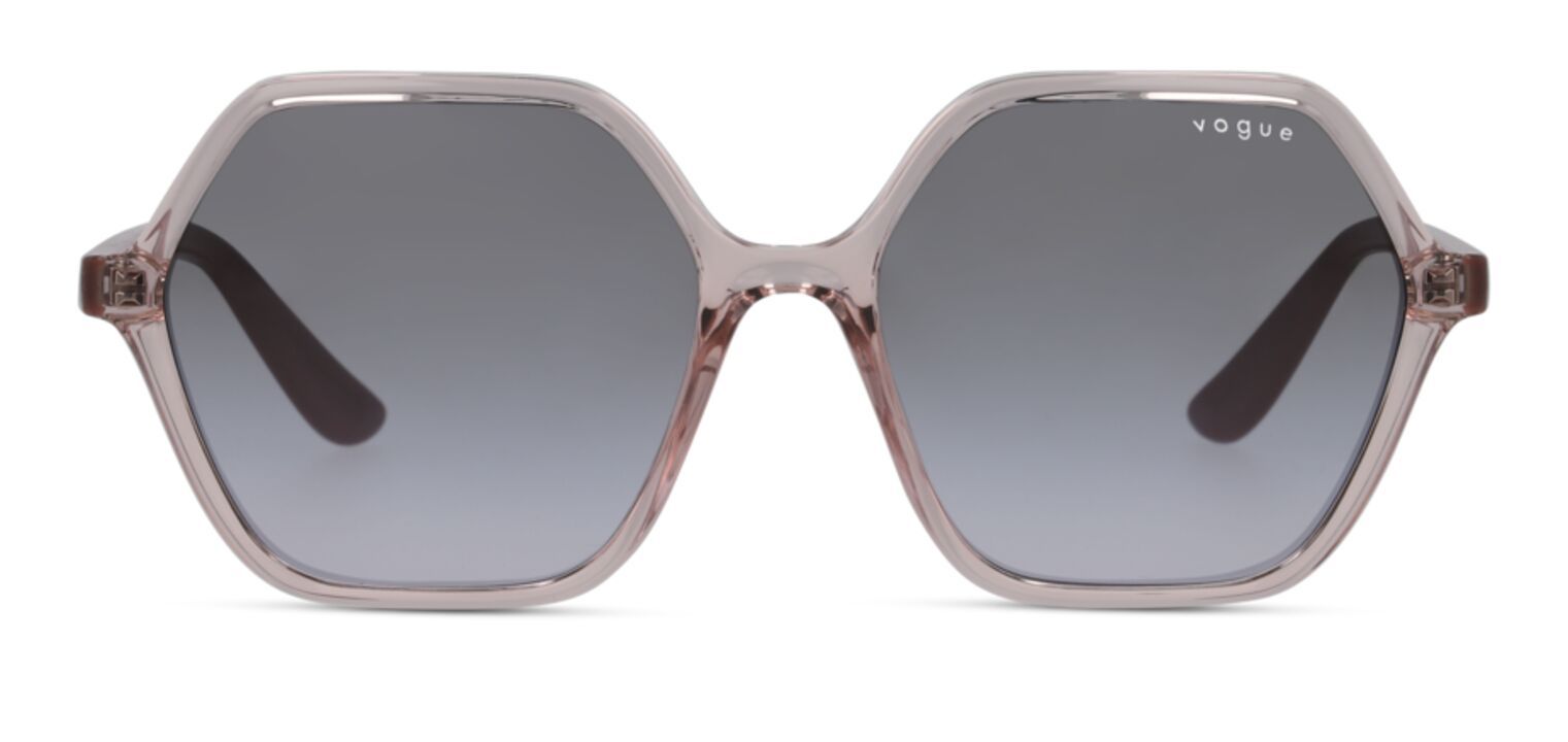 Lunettes de soleil Vogue Rectangle 0VO5361S Rose pour Femme