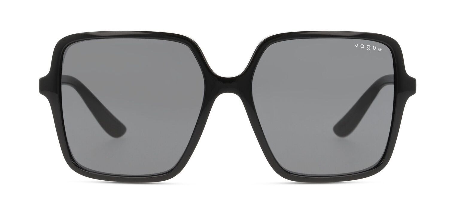 Lunettes de soleil Vogue Rectangle 0VO5352S Noir pour Femme Visilab