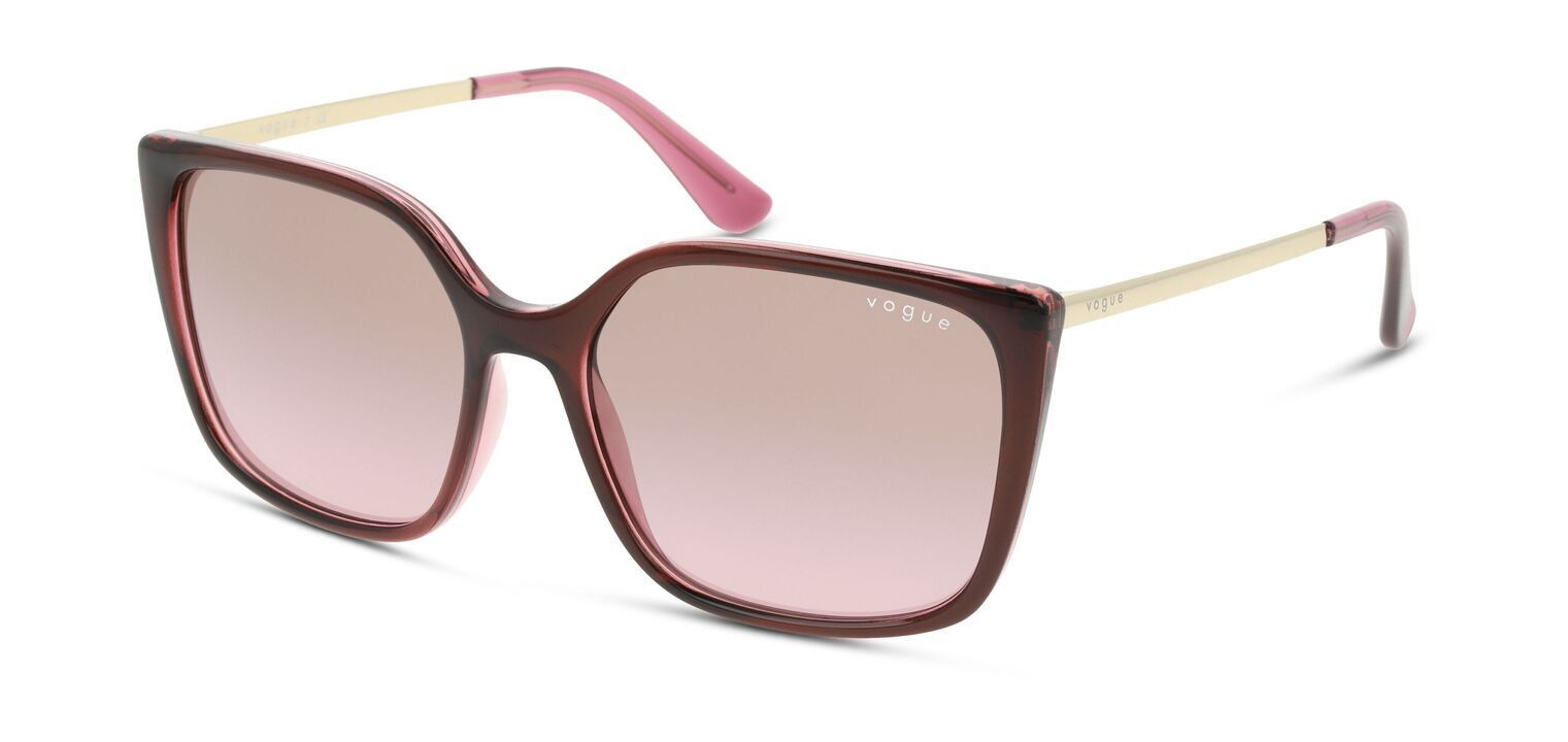 Vogue Rechteckig Sonnenbrillen 0VO5353S Rosa für Dame