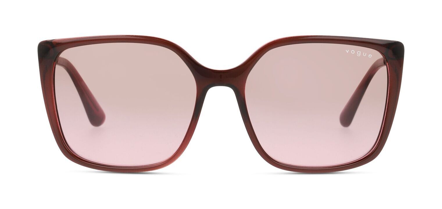 Lunettes de soleil Vogue Rectangle 0VO5353S Rose pour Femme