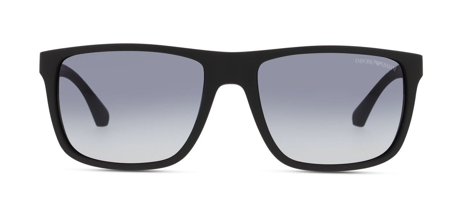 Lunettes de soleil Emporio Armani Rectangle 0EA4033 Noir pour Homme