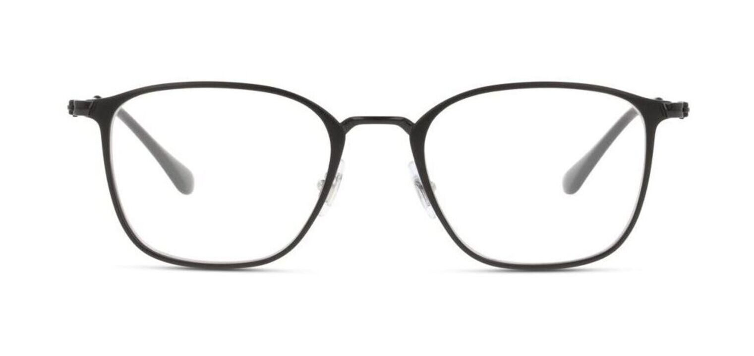 Ray-Ban Rectangle Eyeglasses 0RX6466 Matt black for Unisex