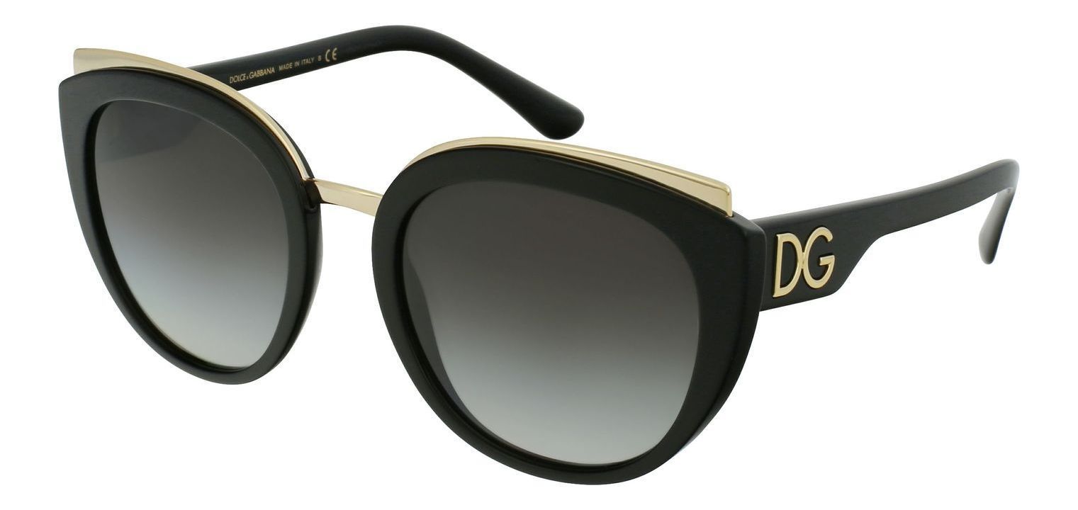 Dolce & Gabbana Schmetterling Sonnenbrillen 0DG4383 Schwarz für Dame