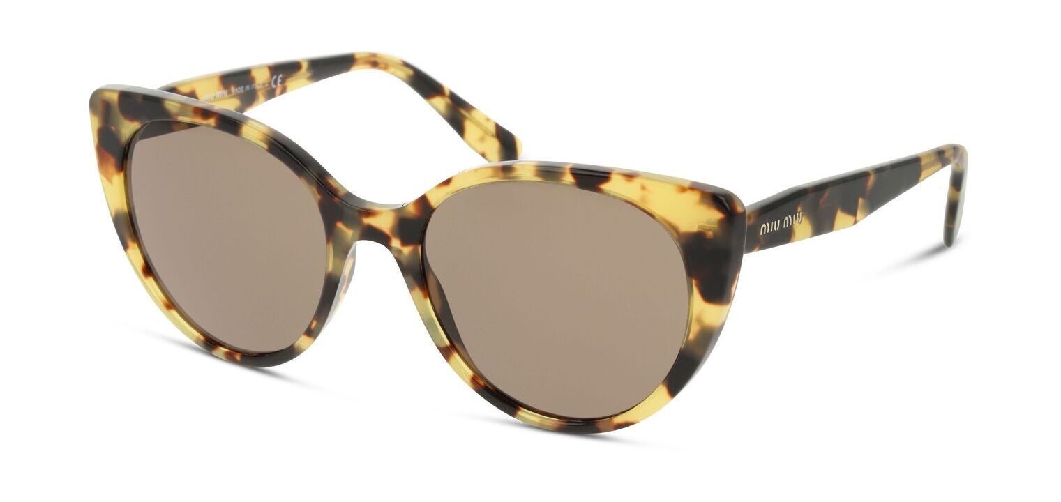 Miu Miu Schmetterling Sonnenbrillen 0MU 04XS Schildpatt für Dame