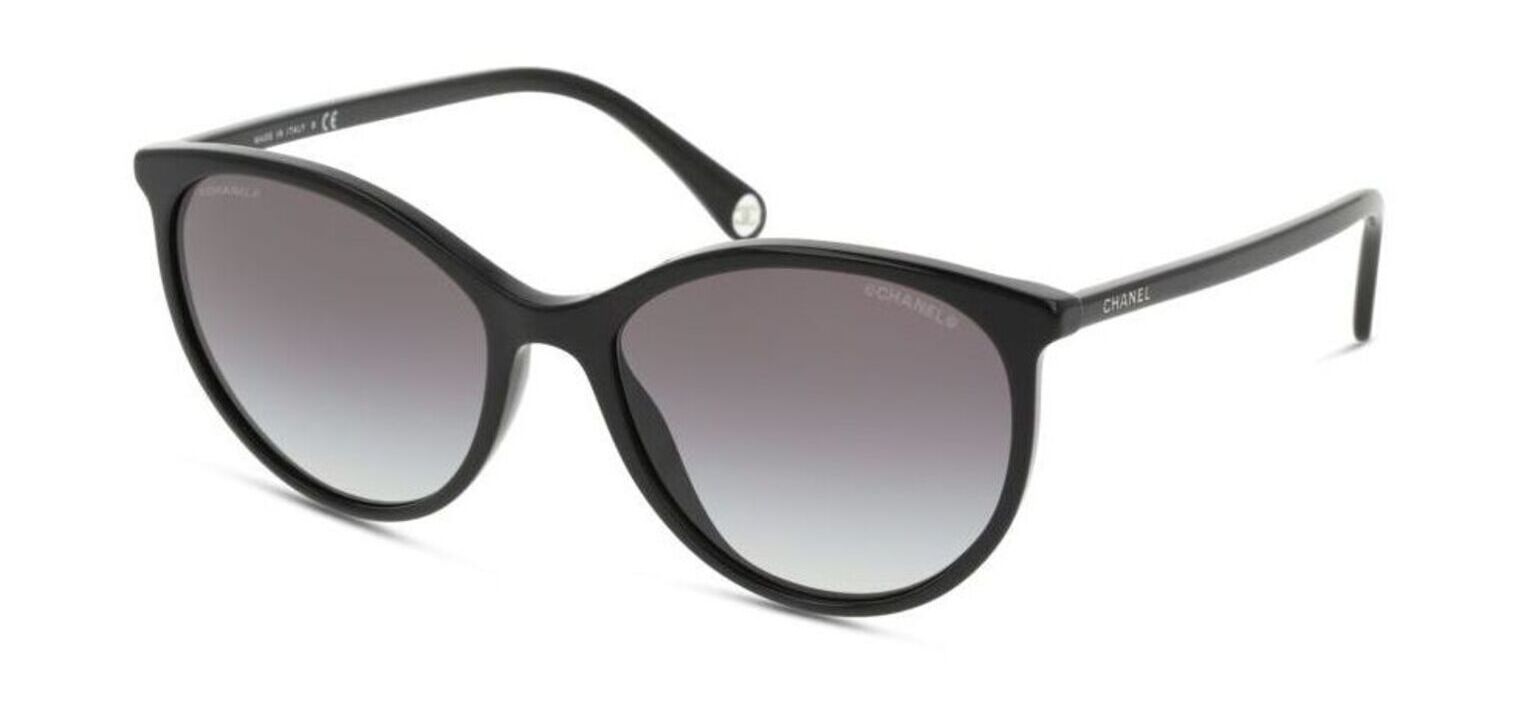 Chanel Rund Sonnenbrillen 0CH5448 Schwarz für Dame