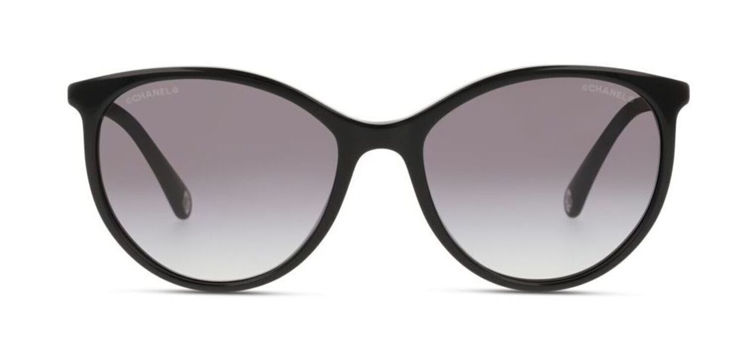 Chanel Rund Sonnenbrillen 0CH5448 Schwarz für Dame
