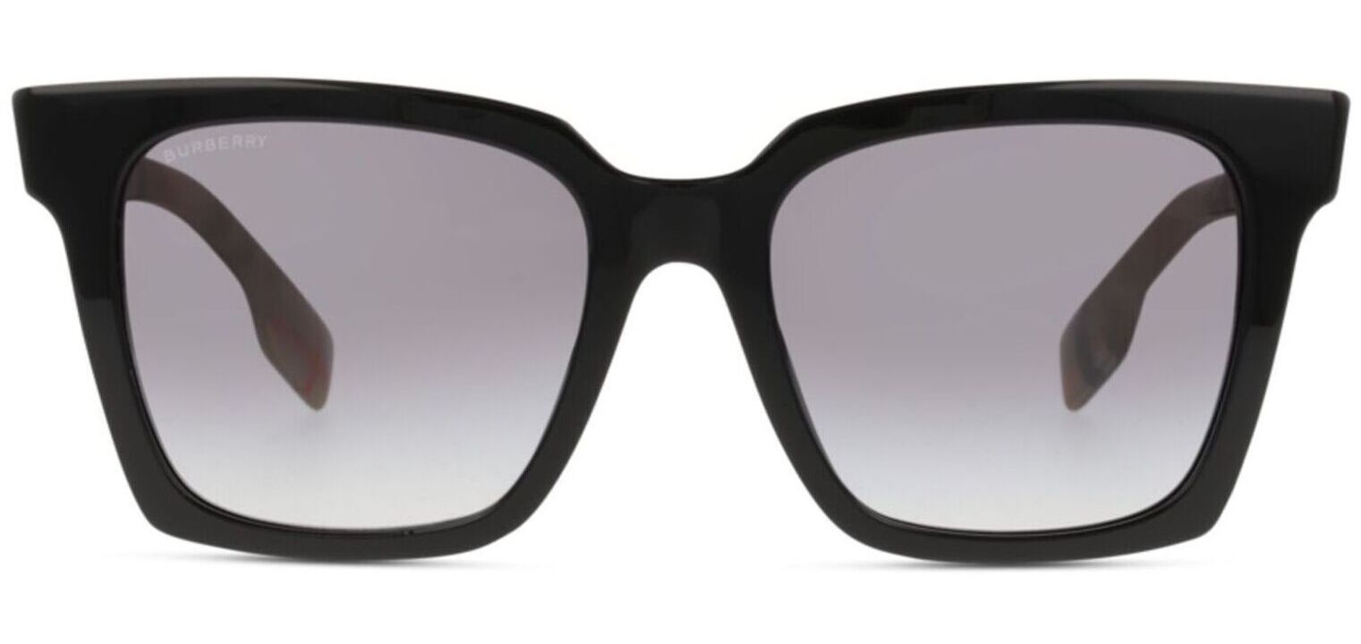 Burberry Rechteckig Sonnenbrillen 0BE4335 Schwarz für Damen