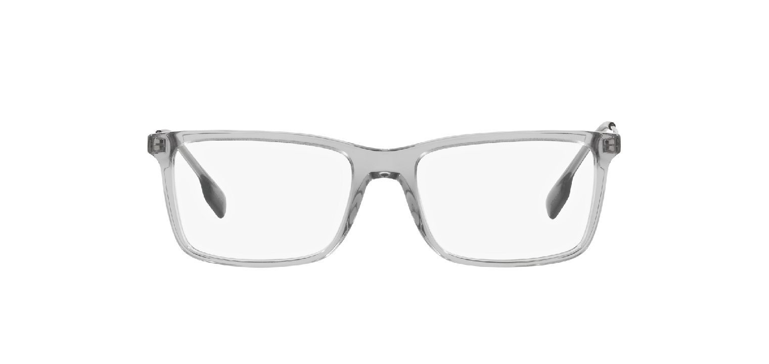 Lunettes de vue Burberry Rectangle 0BE2339 Gris pour Homme