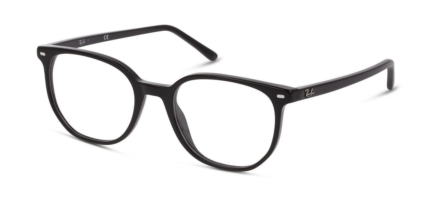 Ray-Ban Rectangle Eyeglasses 0RX5397 Black for Unisex