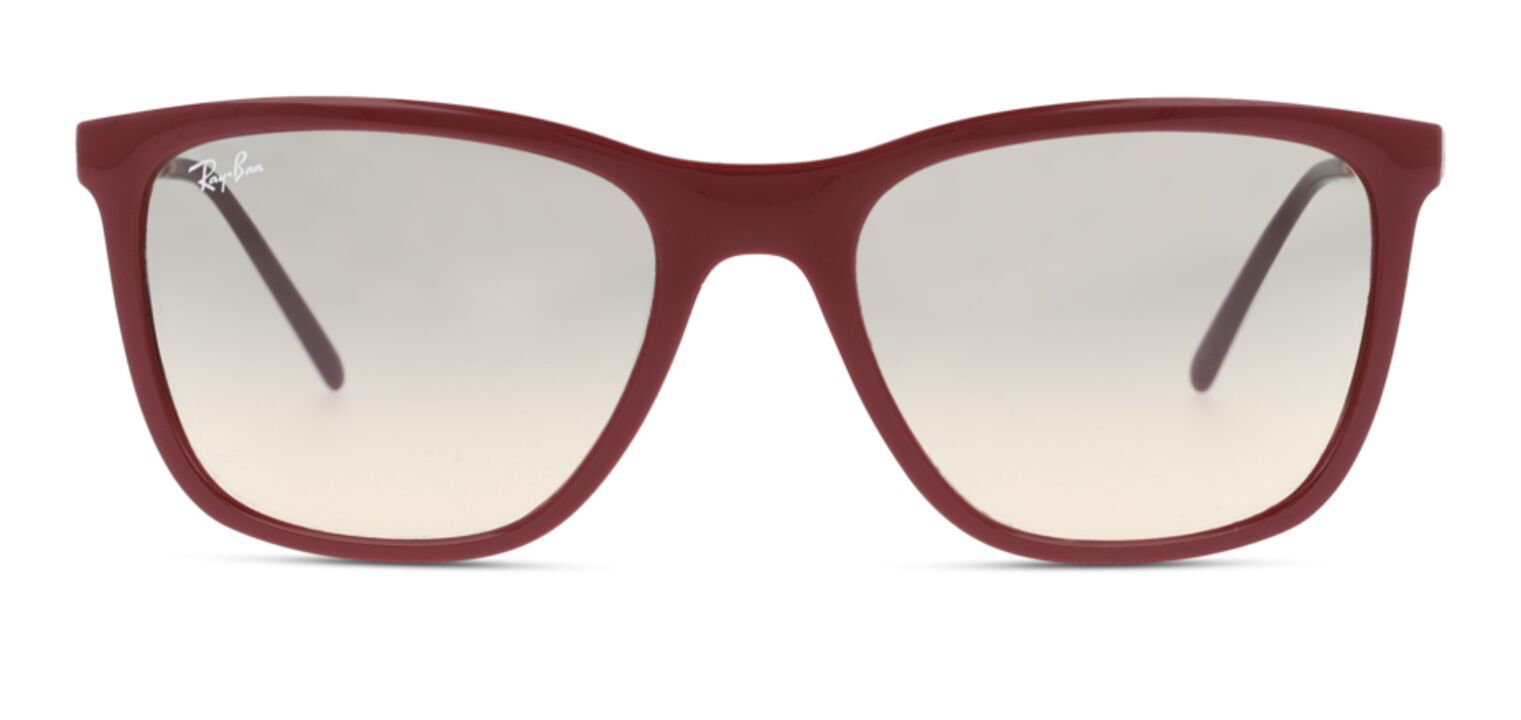Ray-Ban Rechteckig Sonnenbrillen 0RB4344 Rot für Herren