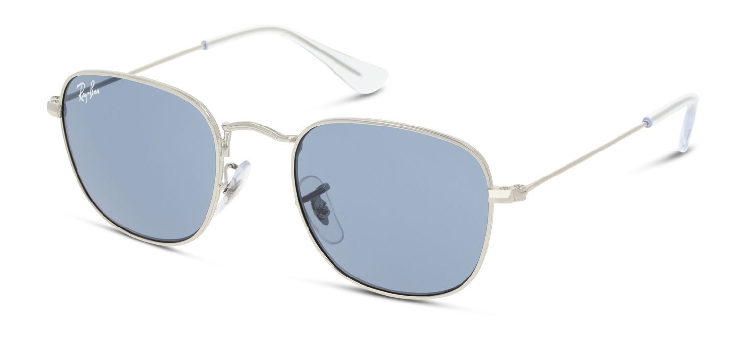Ray-Ban Rechteckig Sonnenbrillen 0RJ9557S Sillber für Kinder
