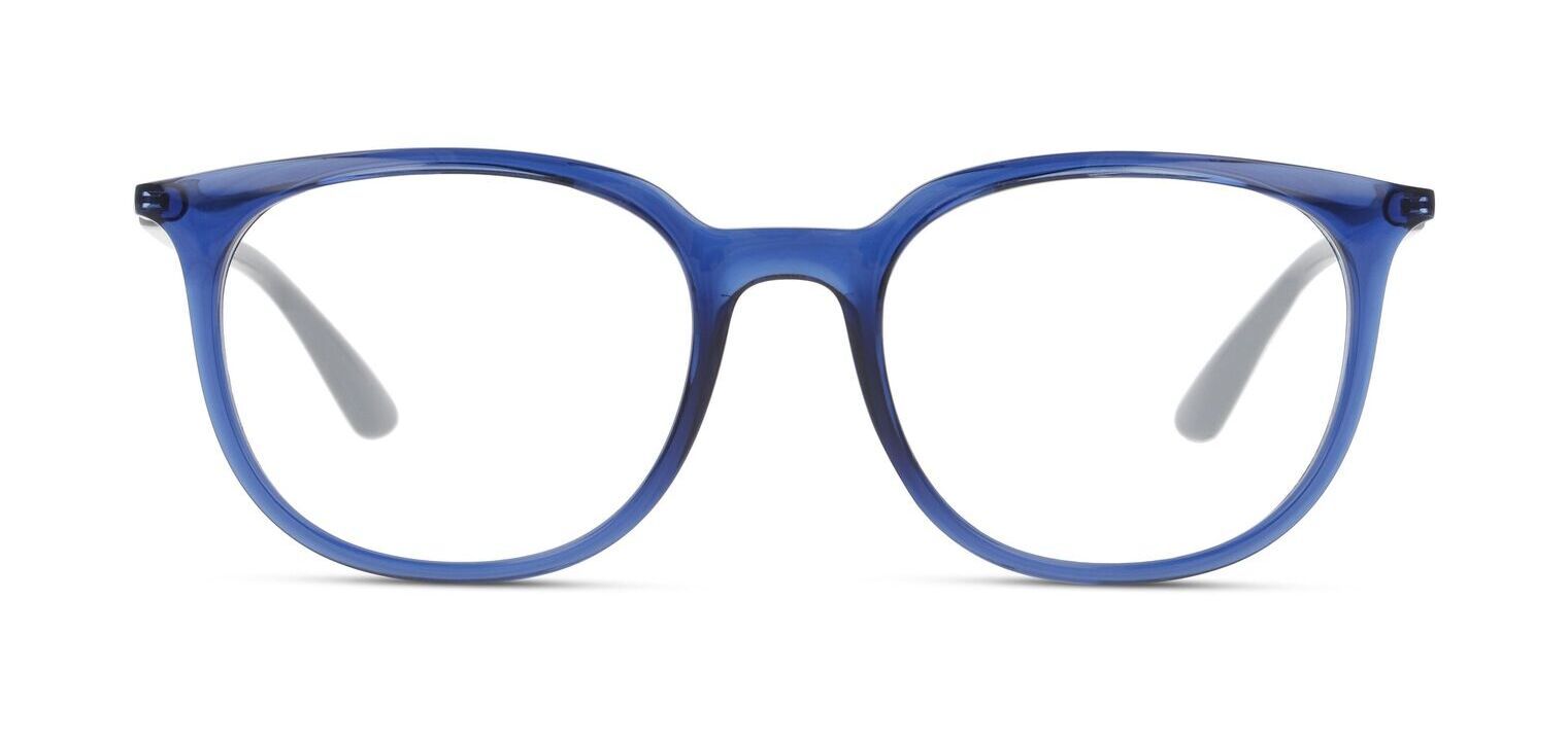 Ray-Ban Rectangle Eyeglasses 0RX7190 Blue for Unisex