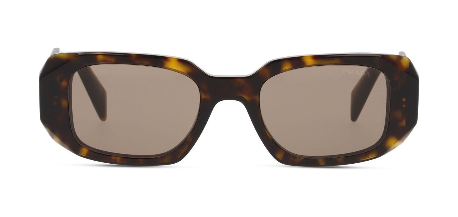 Prada Rectangle Sunglasses 0PR 17WS Tortoise shell for Woman