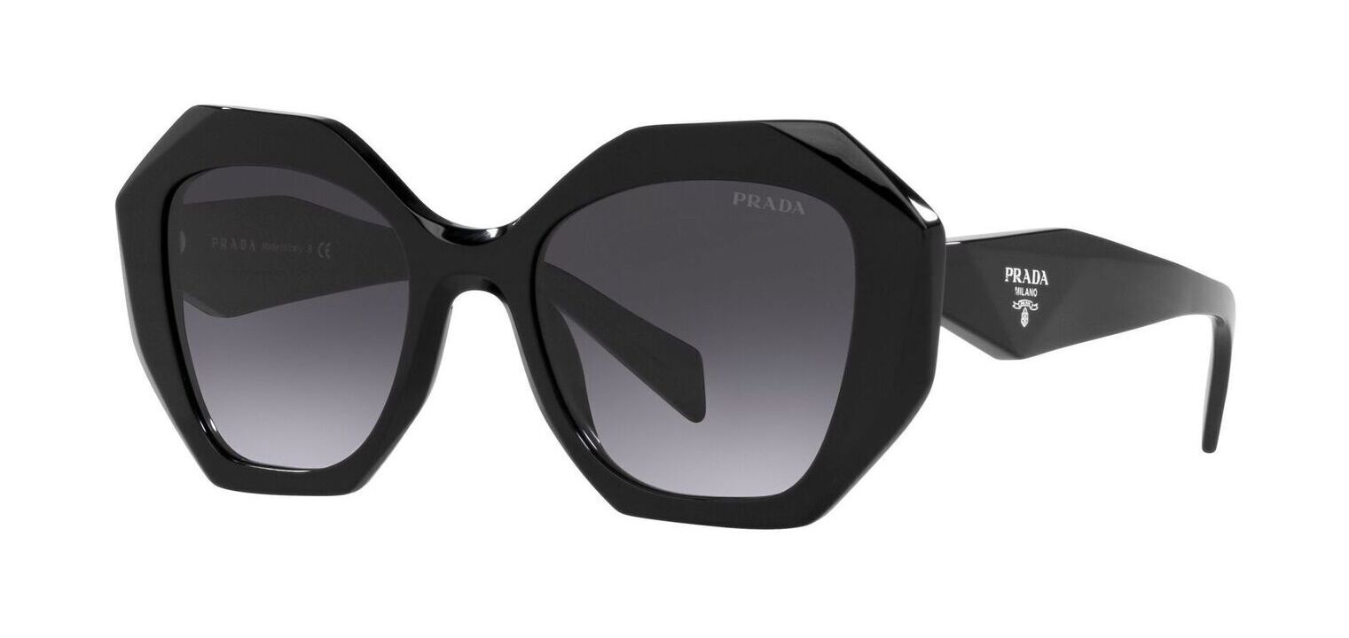 Prada Cat Eye Sunglasses 0PR 16WS Black for Woman