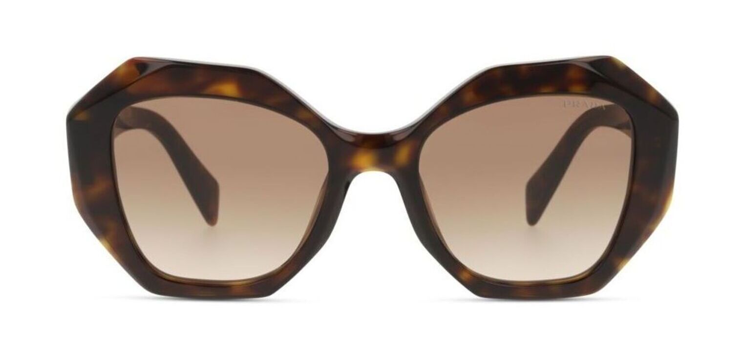 Prada Schmetterling Sonnenbrillen 0PR 16WS Havana für Damen