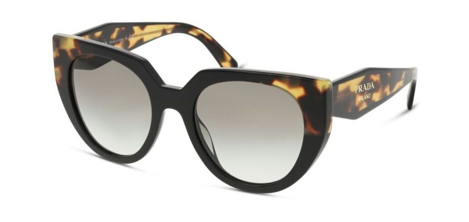 Prada Cat Eye Sunglasses 0PR 14WS Havana for Woman